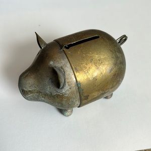 Vintage Napier metal piggy bank